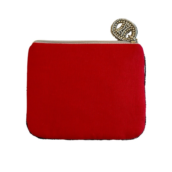 Sardines in Tin Can Coin Purse Bag, Fish Beaded Bag, Lily Posh - Picture 5 of 5